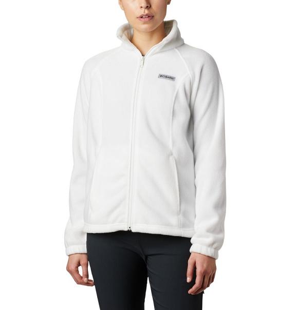 Columbia Benton Springs Fleece Jacket White For Women's NZ16098 New Zealand
